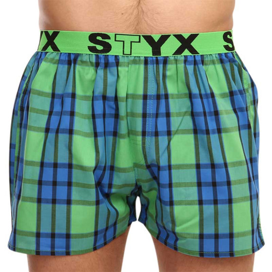 Boxer da uomo Styx sport elastico multicolore (B918)