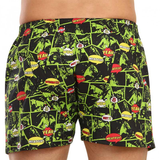 2PACK Boxer da uomo Meatfly multicolore (Agostino - green comics)