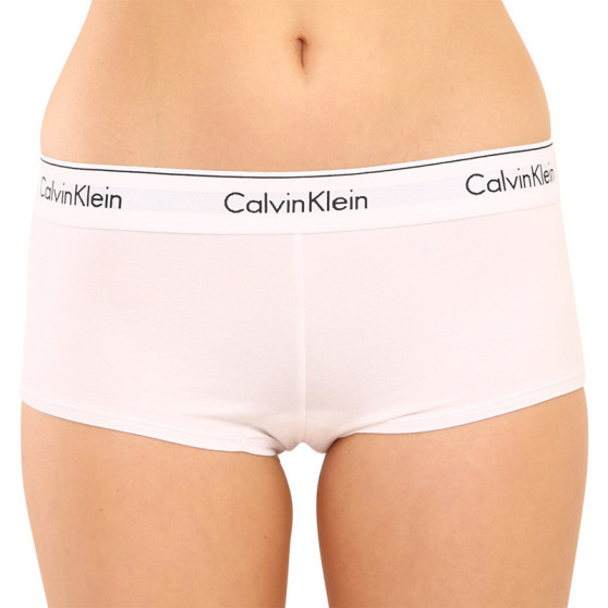 Mutandine donna Calvin Klein boyshort bianco (F3788E-100)