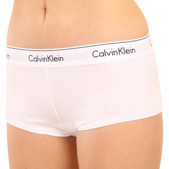 Mutandine donna Calvin Klein boyshort bianco (F3788E-100)