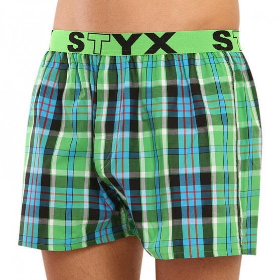 Boxer da uomo Styx sport elastico multicolore (B839)