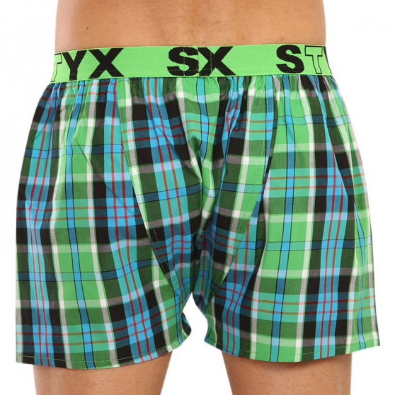 Boxer da uomo Styx sport elastico multicolore (B839)