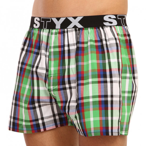 Boxer da uomo Styx sport elastico multicolore (B838)