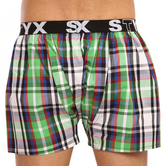 Boxer da uomo Styx sport elastico multicolore (B838)