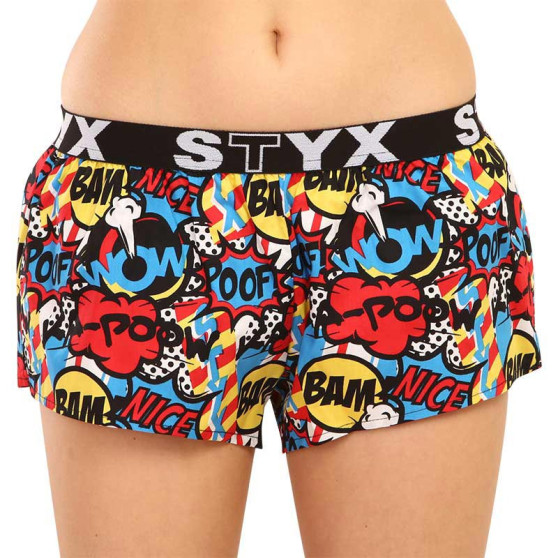 Boxer da donna Styx arte sport gomma poof (T1153)