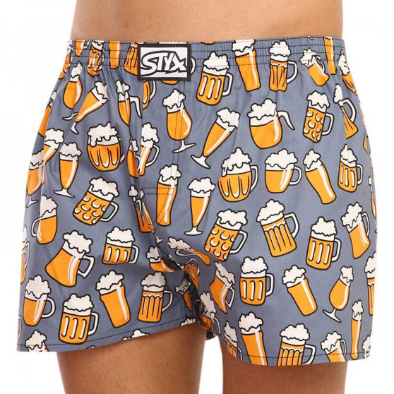 Boxer da uomo art classic rubber e calzini Styx beer (AH1357)