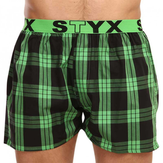 10PACK Boxer da uomo Styx sport gomma (B911234567890)