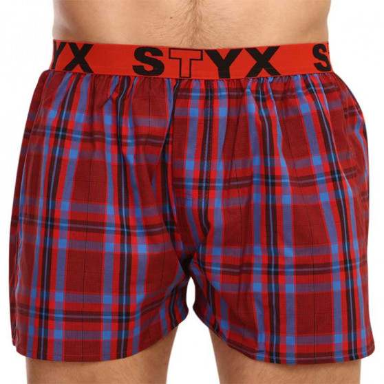 10PACK Boxer da uomo Styx sport gomma (B911234567890)