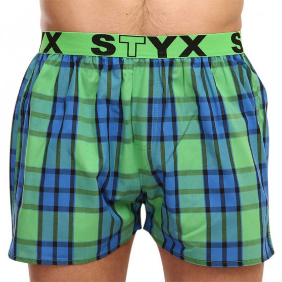 10PACK Boxer da uomo Styx sport gomma (B911234567890)