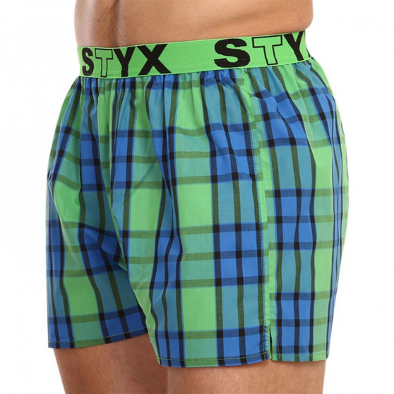 10PACK Boxer da uomo Styx sport gomma (B911234567890)