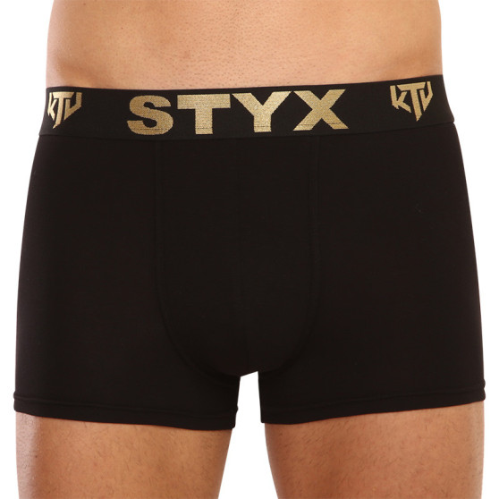 Boxer da uomo Styx / KTV sport gomma nero - gomma nera (GTC960)