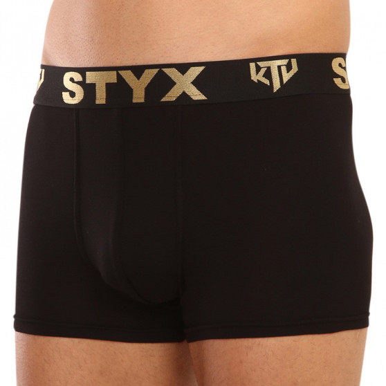 Boxer da uomo Styx / KTV sport gomma nero - gomma nera (GTC960)