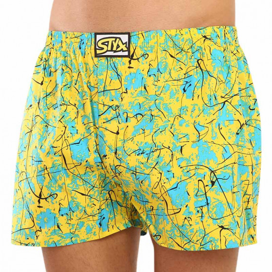 Senza confezione - Boxer da uomo Styx classic elasticizzati multicolore (A1156)