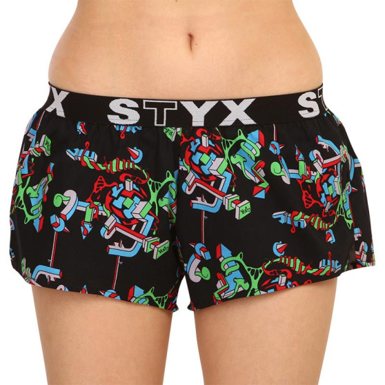 Boxer da donna Styx arte sportiva struttura in gomma (T958)