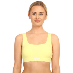 Reggiseno sportivo da donna Puma giallo (100001239 002)