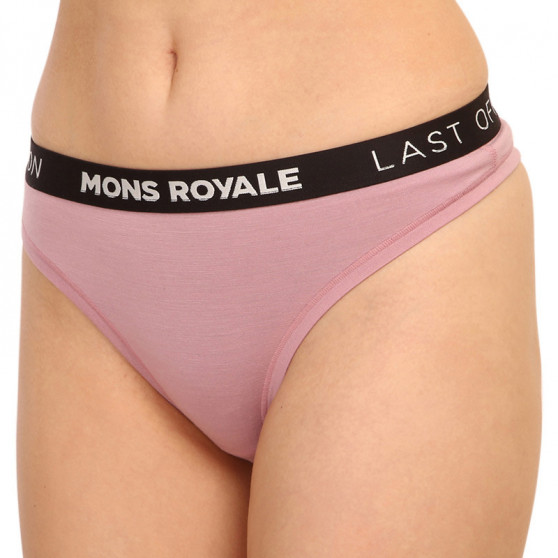 Perizoma donna Mons Royale rosa merino (100311-1015-393)