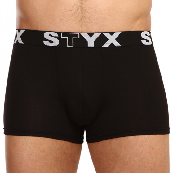 3PACK boxer uomo Styx sport elastico nero (G9606060)