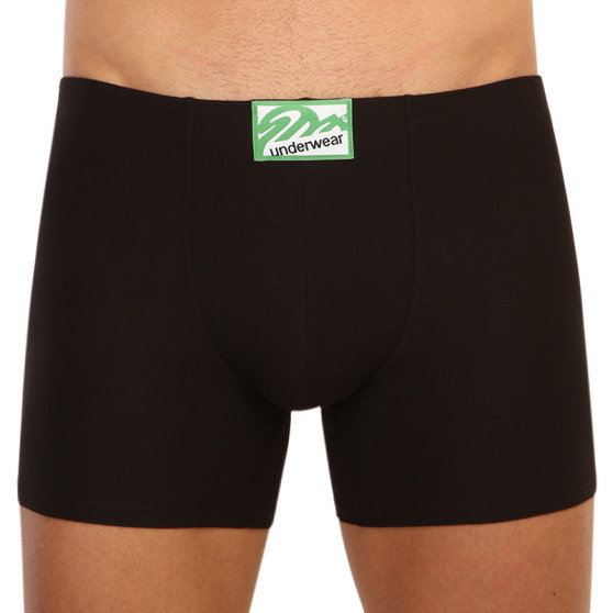 Boxer uomo Styx lungo classico elastico nero (F962)