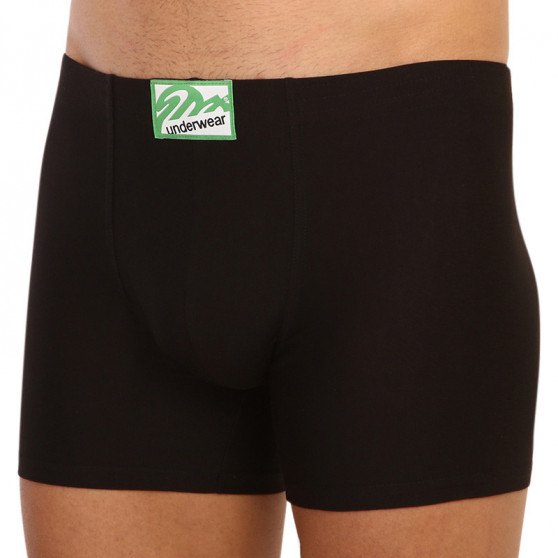 Boxer uomo Styx lungo classico elastico nero (F962)