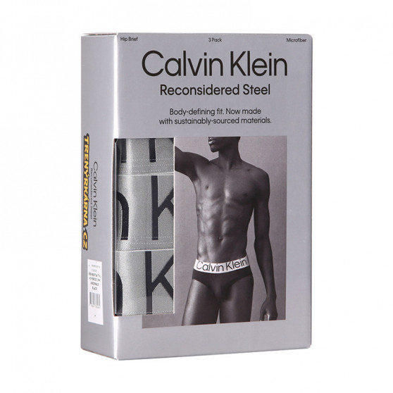 3PACK slip uomo Calvin Klein nero (NB3073A-7V1)