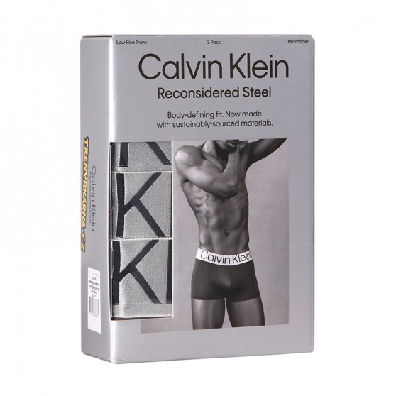 3PACK boxer da uomo Calvin Klein nero (NB3074A-7V1)