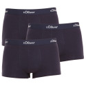 3PACK boxer uomo S.Oliver blu scuro (JH-34H-18617715)