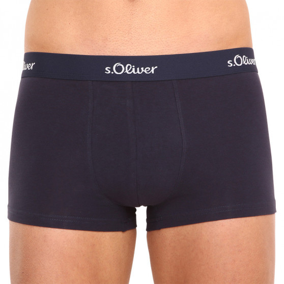 3PACK boxer uomo S.Oliver blu scuro (JH-34H-18617715)