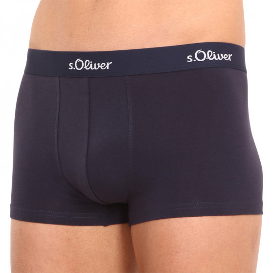 3PACK boxer uomo S.Oliver blu scuro (JH-34H-18617715)