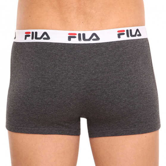 2PACK boxer uomo Fila grigio (FU5016/2-248)