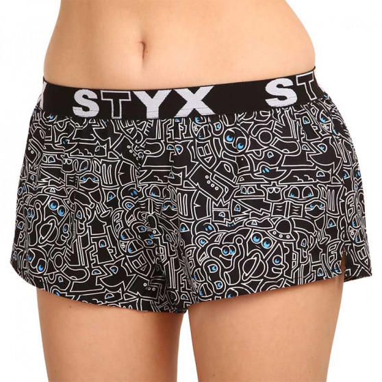 Boxer da donna Styx arte sport gomma scarabocchio (T1256)