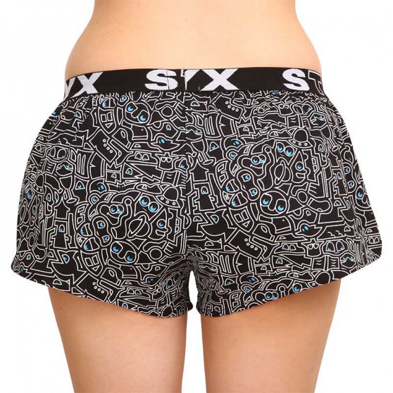 Boxer da donna Styx arte sport gomma scarabocchio (T1256)