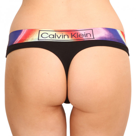 Perizoma da donna Calvin Klein nero (QF6857E-UB1)