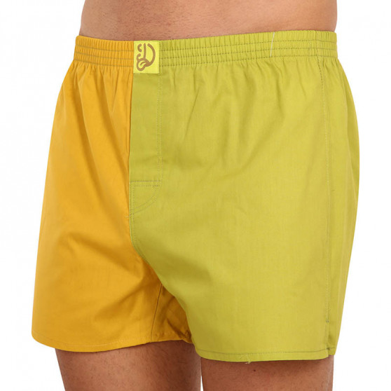 Boxer da uomo Dedoles giallo-verde (D-M-UN-LB-B-C-1576)