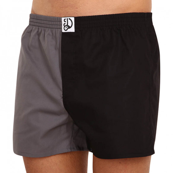 Boxer da uomo Dedoles nero-grigio (D-M-UN-LB-B-C-1577)