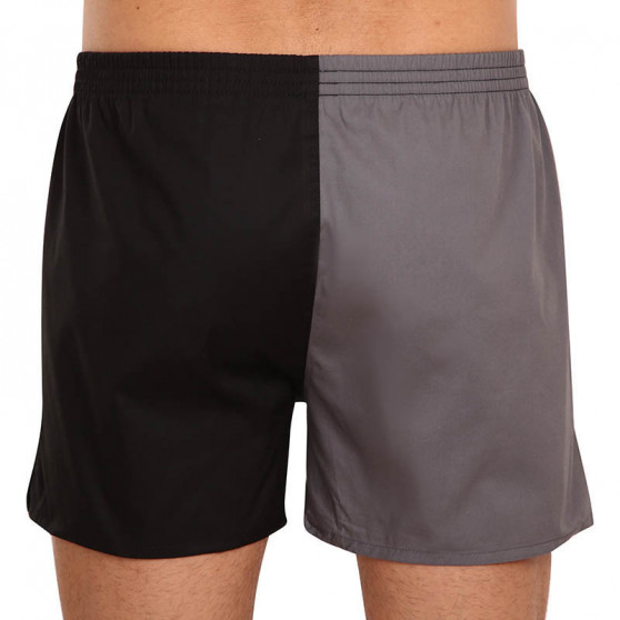 Boxer da uomo Dedoles nero-grigio (D-M-UN-LB-B-C-1577)