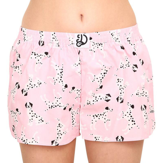 Allegri Boxer da donna Dedoles Pink Dalmatians (DWLB146)