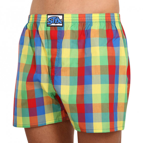 Boxer da uomo Styx classic rubber oversize multicolore (E925)