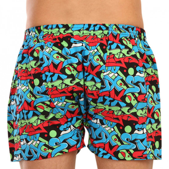 Senza confezione - Boxer da uomo Styx classic elasticizzati multicolore (A1255)