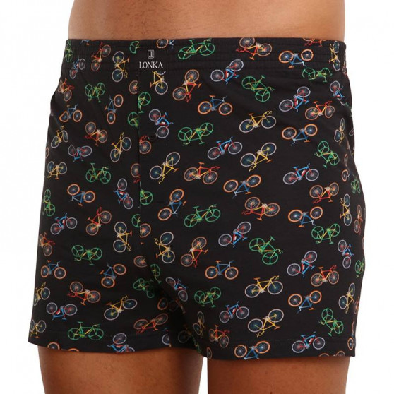 Boxer da uomo Lonka multicolore (Karlos - bike/black)