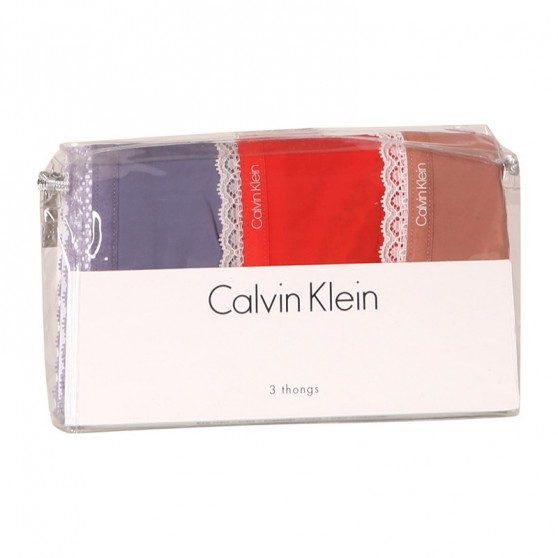 3PACK infradito donna Calvin Klein multicolore (QD3802E-147)