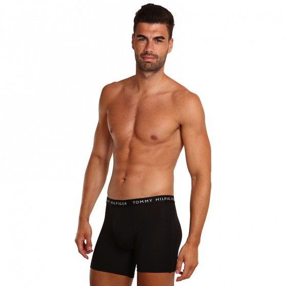 3PACK boxer da uomo Tommy Hilfiger nero (UM0UM02204 0TE)