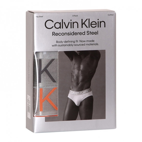 3PACK slip uomo Calvin Klein multicolore (NB3129A-13D)