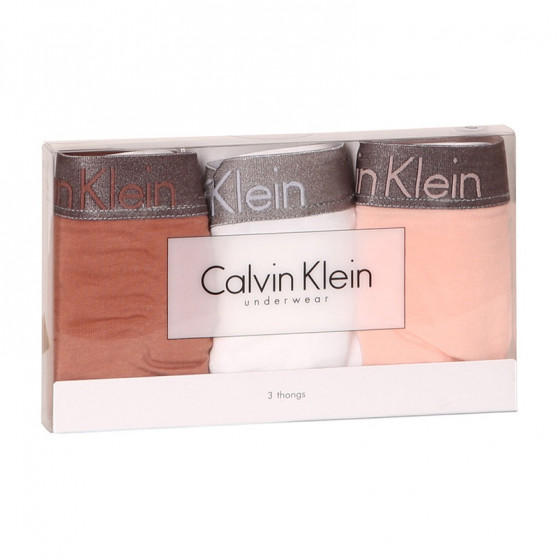 3PACK infradito donna Calvin Klein multicolore (QD3560E-1CZ)