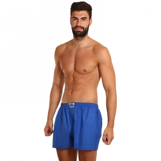 Boxer da uomo Styx classic elastic blue (A967)