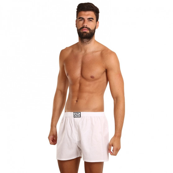 Boxer da uomo Styx classic elastic white (A1061)