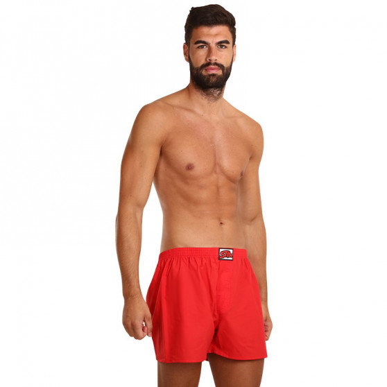 Boxer da uomo Styx classic elastic red (A1064)