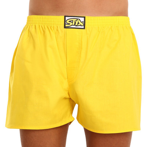 Boxer da uomo Styx classic rubber yellow (A1068)