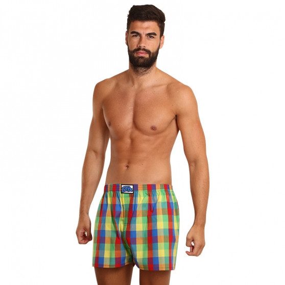 Boxer da uomo Styx classic elasticizzati multicolore (A925)