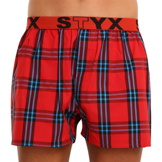 Boxer da uomo Styx sport elastico multicolore (B923)