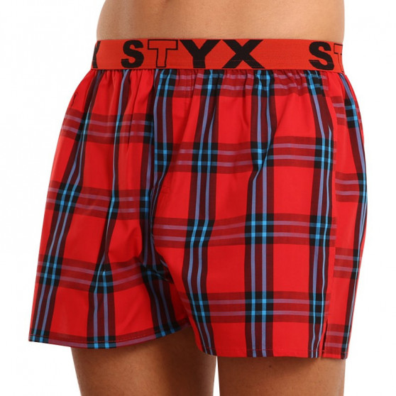 Boxer da uomo Styx sport elastico multicolore (B923)